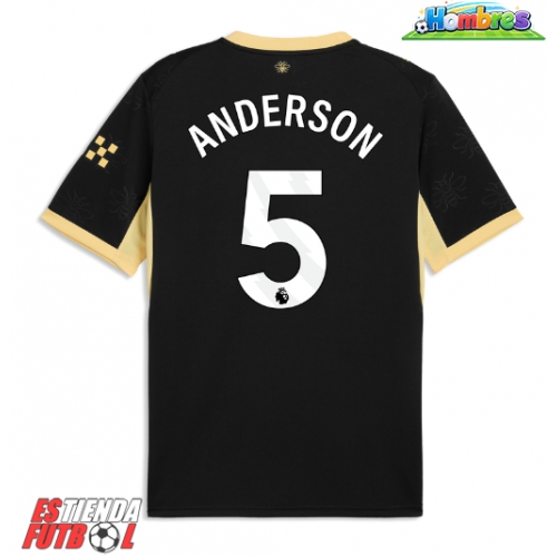 Manchester City Elliot Anderson #5 Segunda Equipación 2026-27 Manga Corta